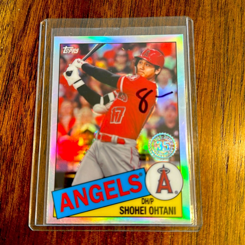 2020 Topps Chrome Shohei Ohtani 1985 35th Anniversary #85TC-7 Angels